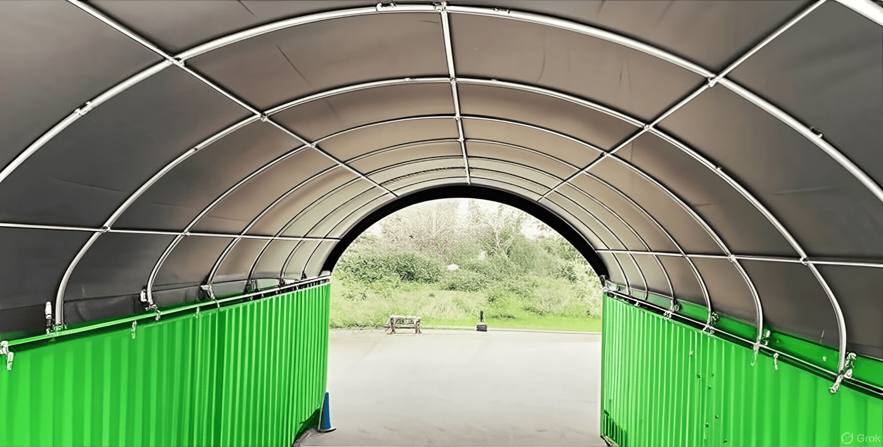 inside of Container Shelter