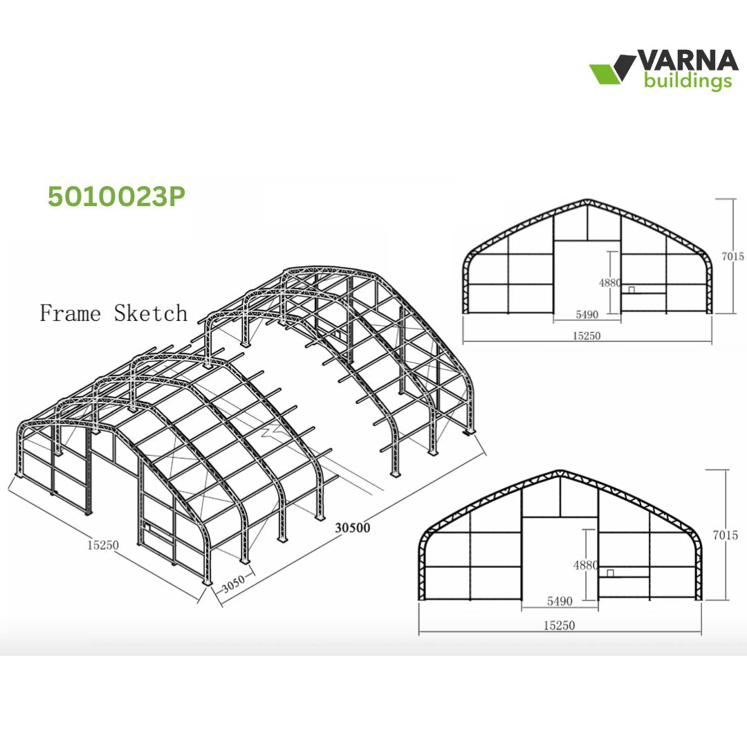 50ft series - Industrial Storage Tent