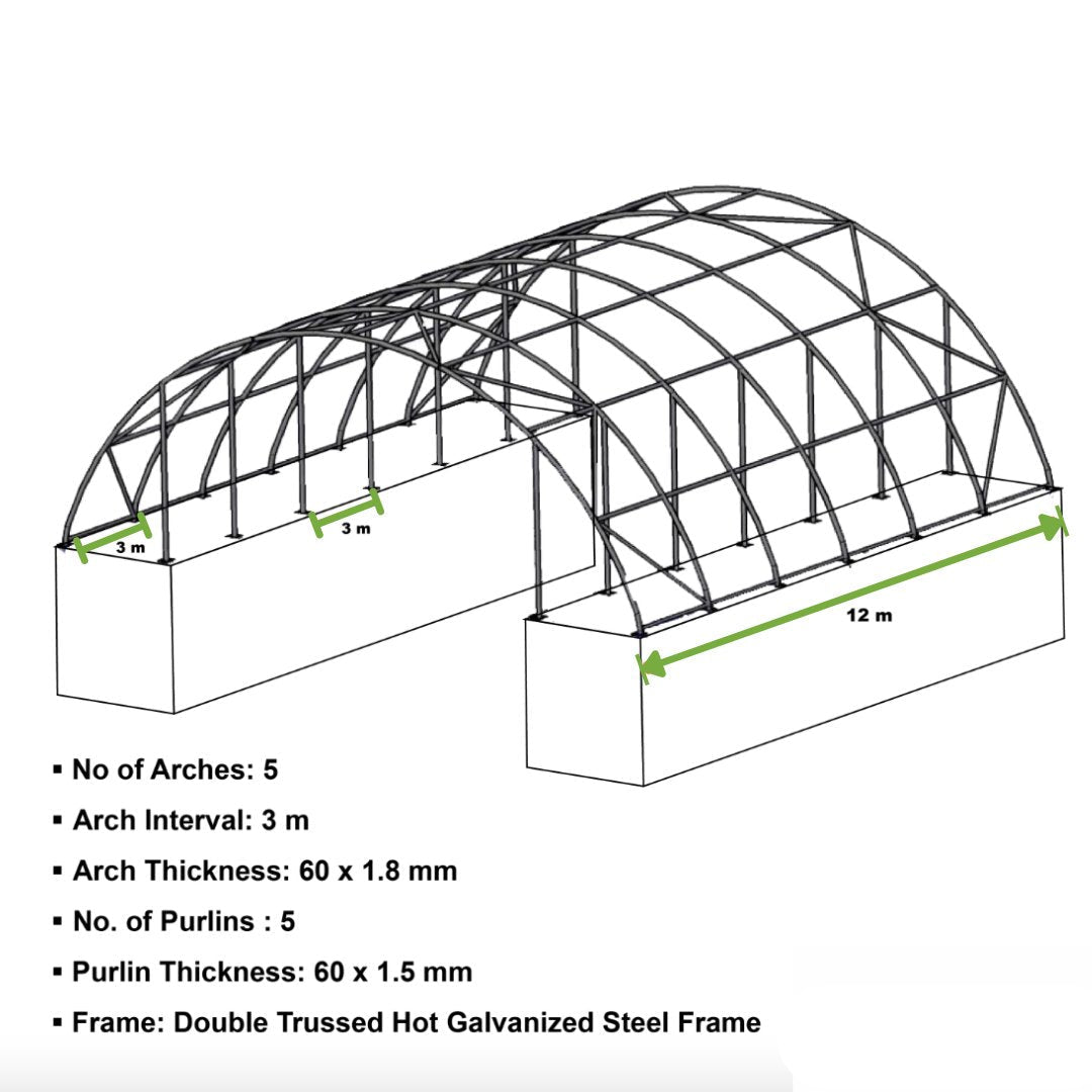 60ft Series Container Canopy