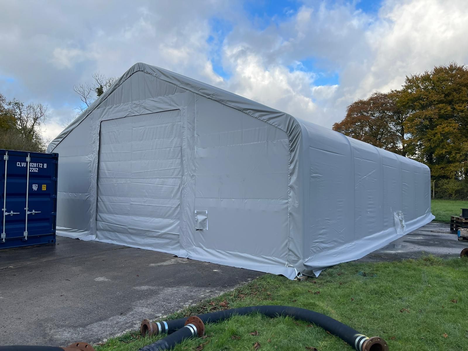 Enhancing Industrial Storage Solutions: Varna US's Custom 33x60x21ft Storage Tent for Xylem Group