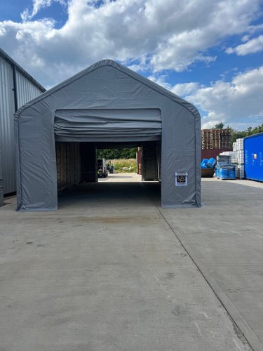 Optimising Storage Solutions: Our 20x40x16 Double-Trussed Storage Tent Installation for a Fragrance Manufacturer