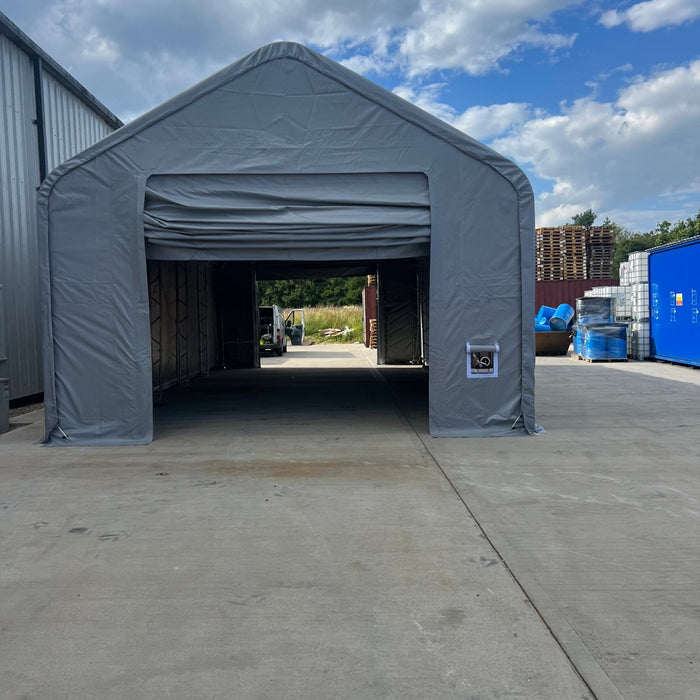 Optimising Storage Solutions: Our 20x40x16 Double-Trussed Storage Tent Installation for a Fragrance Manufacturer