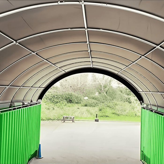 inside of Container Shelter