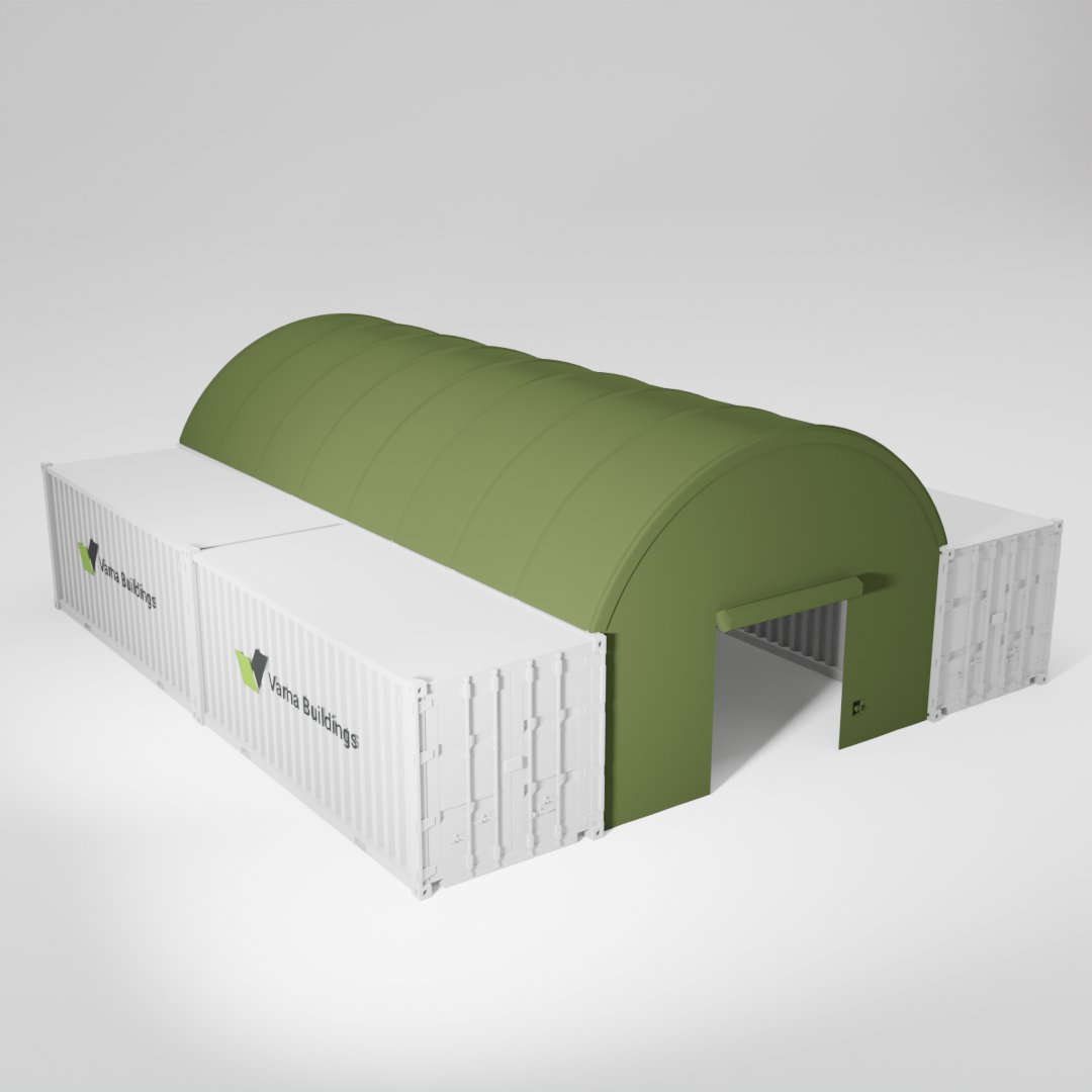 20x40 Container Shelter - Varna Buildings