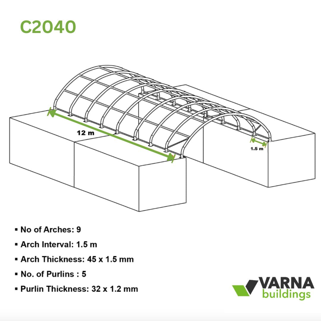 Weather-Resistant 20x40 Container Shelter: Sturdy Outdoor Solution