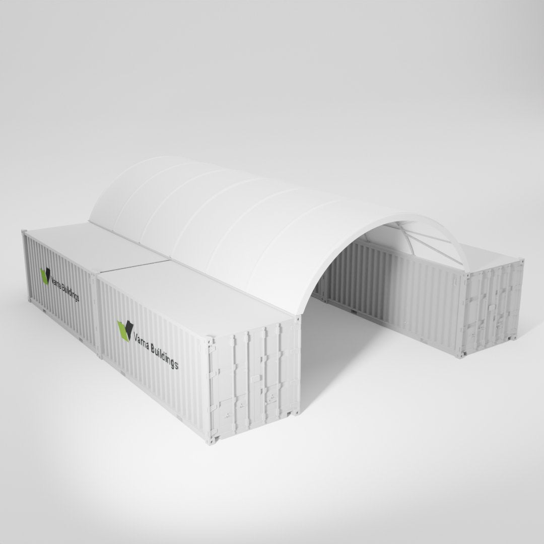 Weather-Resistant 26x40 Container Shelter: Strong Outdoor Solution