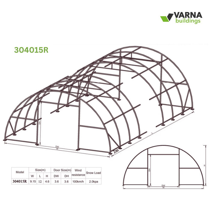 30x40x15ft Single Trussed - Industrial Storage Tent
