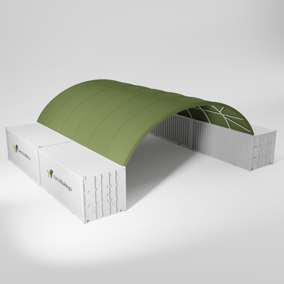 Innovative 33x40 Container Shelter: Aesthetic and Functional Outdoor Solution