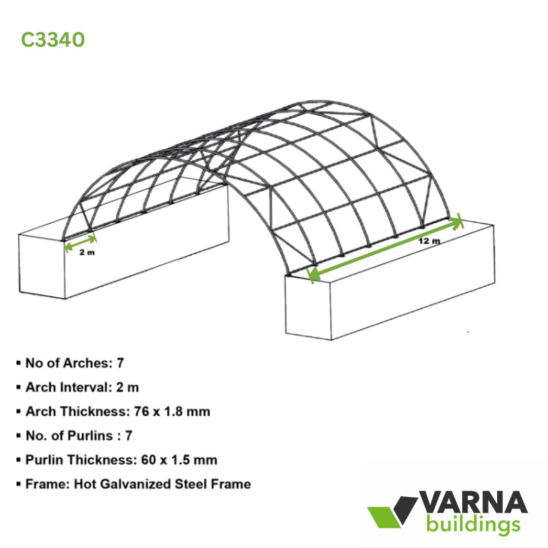 33x40ft Container Canopy