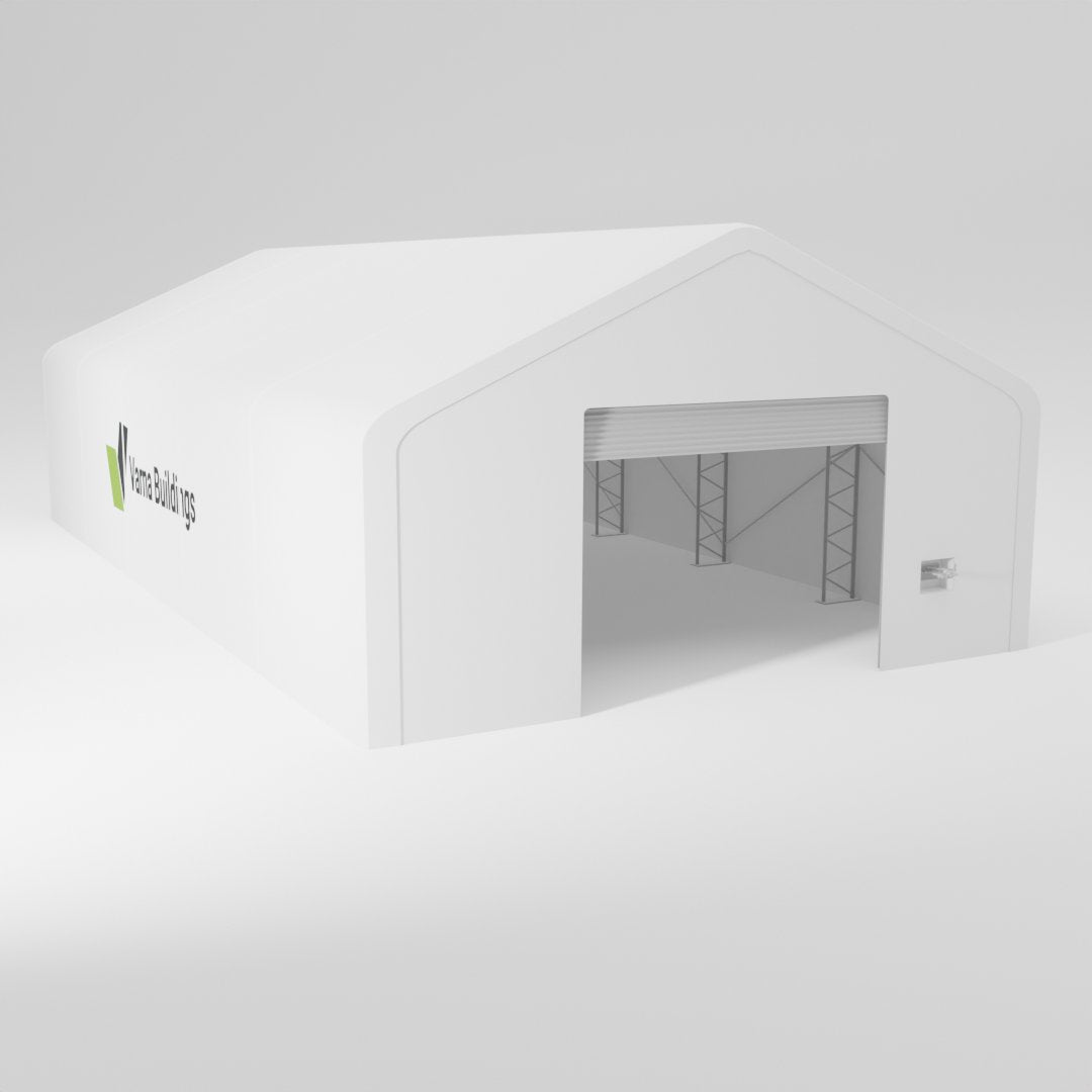 Protected 33x60x17 Double Trussed Storage Tent: Secure Storage with Dual Strength