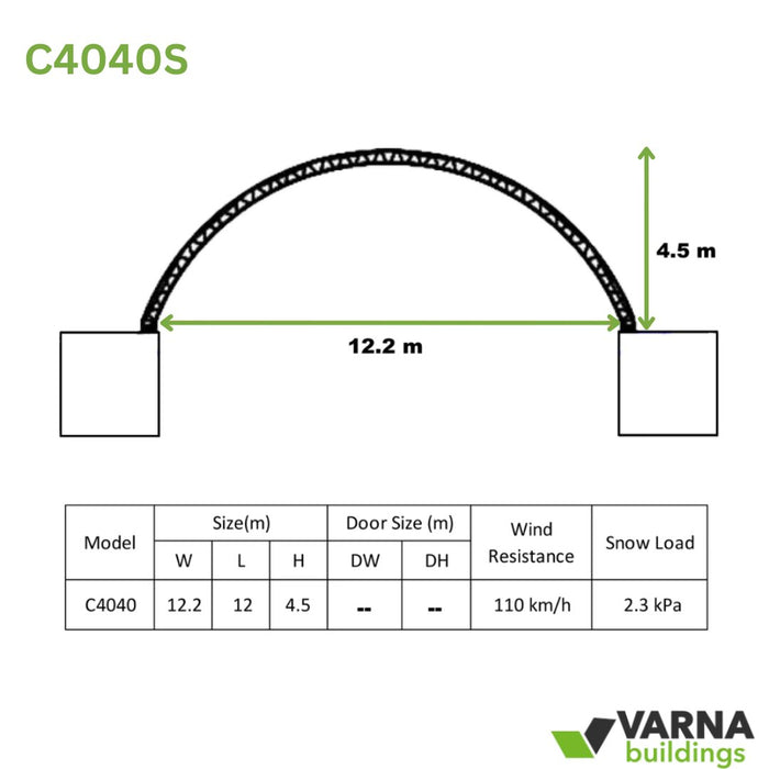 40x40ft Double Truss Container Canopy