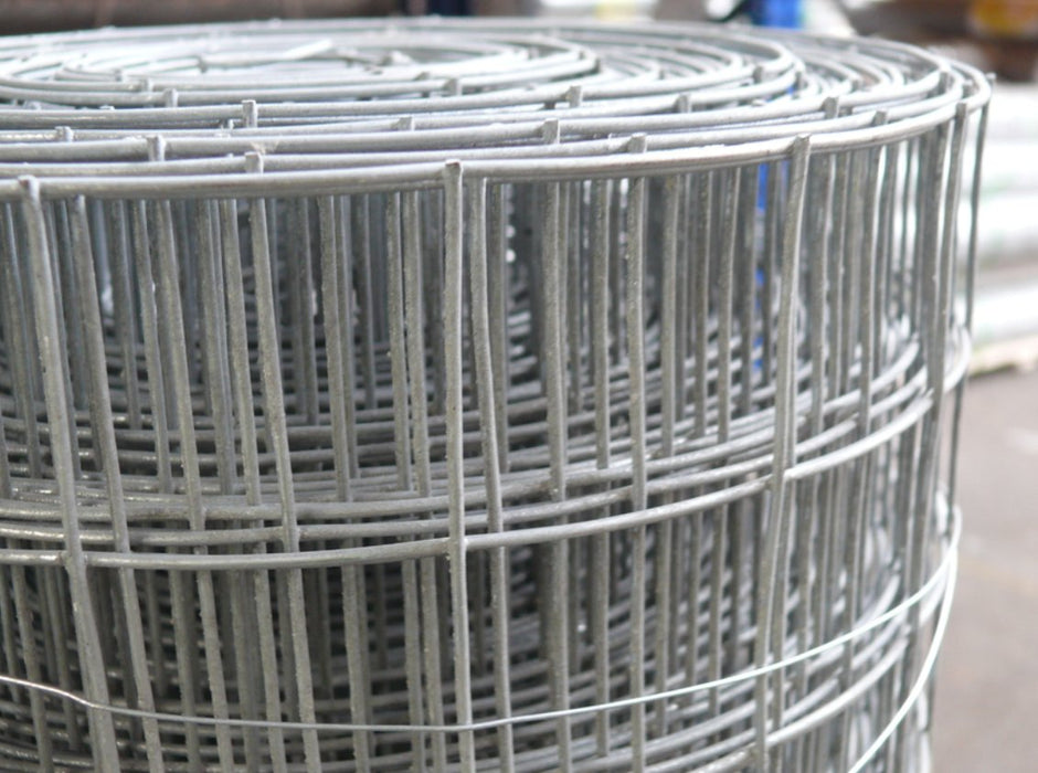 Galvanised Weld Mesh 1.8m/6ft x 30m Roll 2x2" mesh / 16 swg (1.6mm) (European)