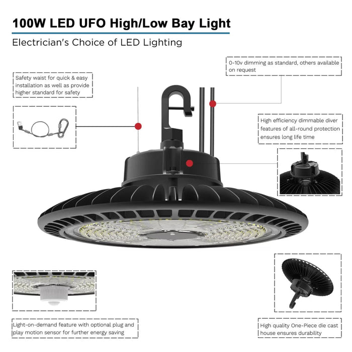 LED Eco High Bay Light 100W Low Bay (2nd Gen)