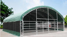 Weather-Resistant Livestock Tent: 10x10 Metre coverage for secure livestock care.