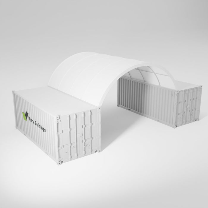 Robust 20x20 Container Shelter: Secure Storage and Shelter Option