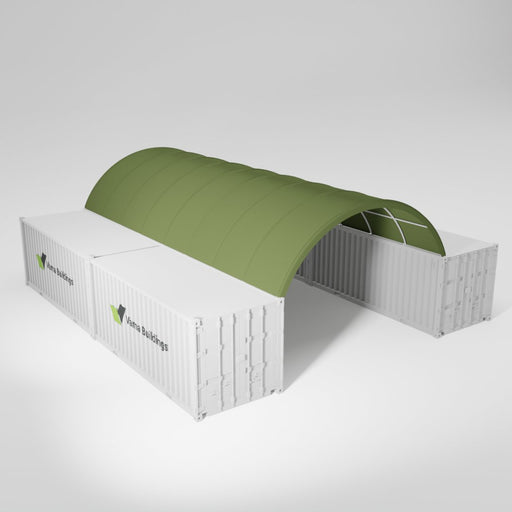 Weather-Resistant 20x40 Container Shelter: Sturdy Outdoor Solution