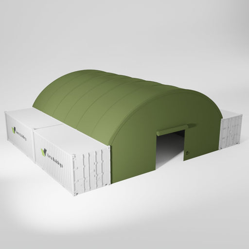 Versatile 33x40 Container Shelter: Designed for multiple outdoor uses, providing ample covered space.