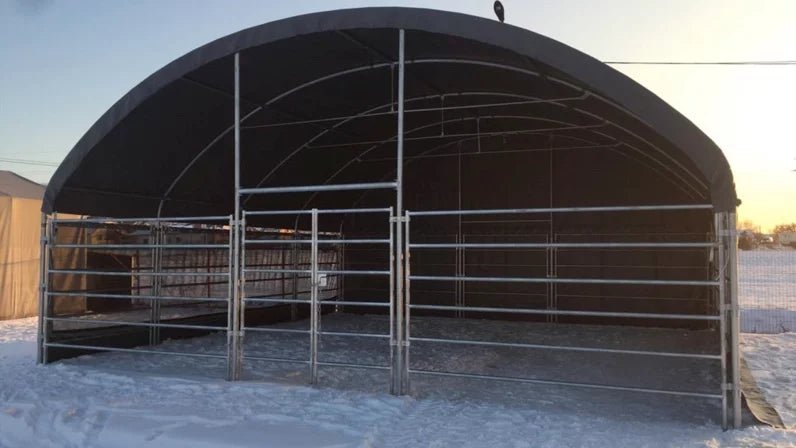 Functional Livestock Shelter: Utilizing an 8x8 Metre space to offer a protected and comfortable area for your animals.