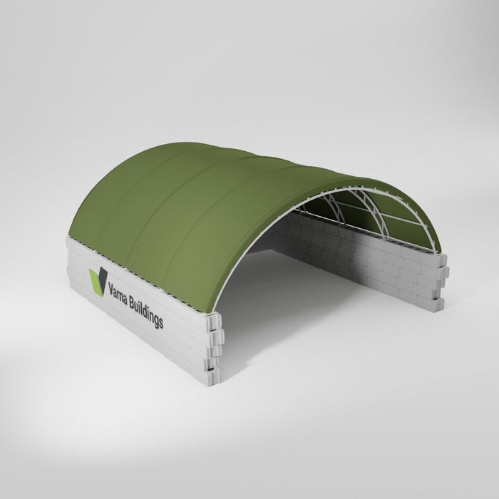 Durable 40x40 Container Shelter with Double Truss: Reliable Shelter for Various Uses