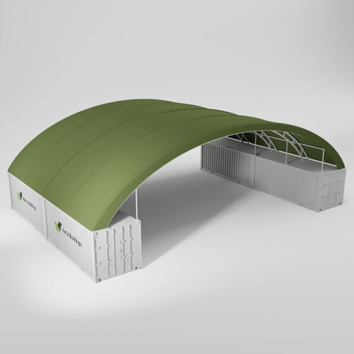 Reliable 40x60 Container Shelter with Double Truss: Providing Dependable Shelter for Multiple Uses